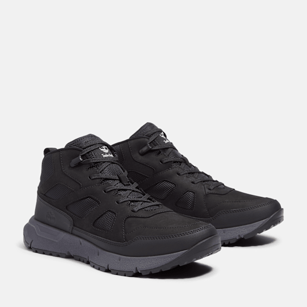 Timberland Voyager Valley Sneaker Black Nubuck Men'S