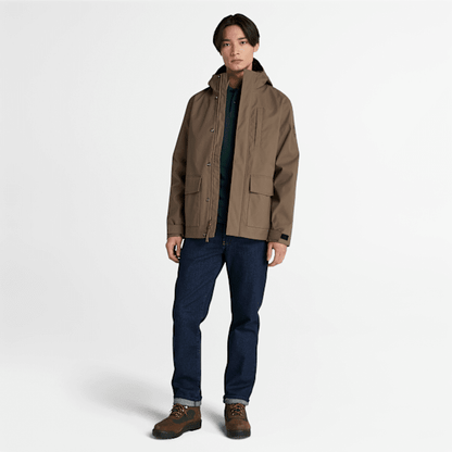 Timberland Water-Resistant 3-In-1 Hooded Jacket Chocolate Chip Men'S