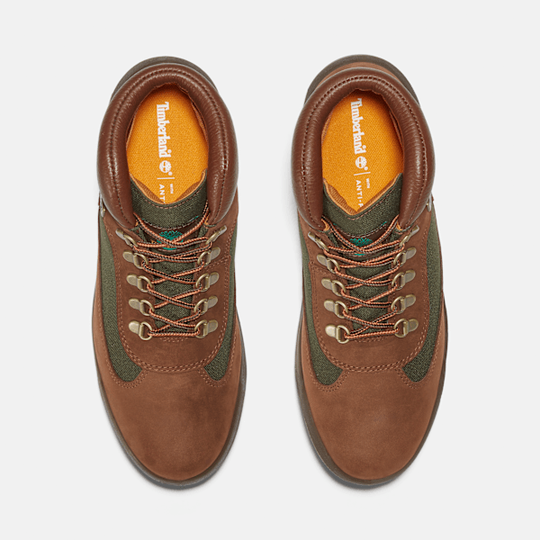 Timberland Waterproof Field Boot Dark Brown Nubuck Men'S