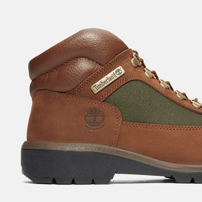 Timberland Waterproof Field Boot Dark Brown Nubuck Men'S