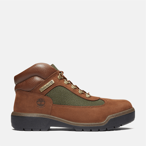 Timberland Waterproof Field Boot Dark Brown Nubuck Men'S