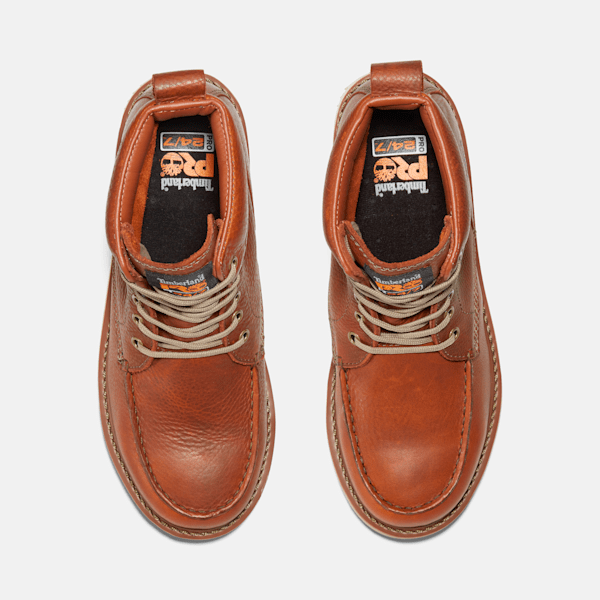 Timberland Wedge 6" Work Boot Brown Men'S