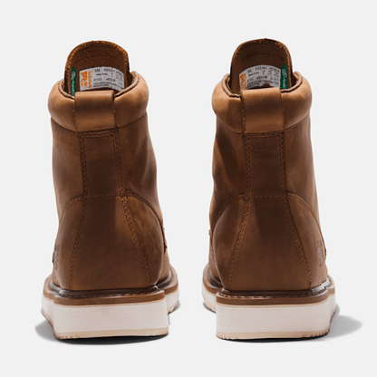 Timberland Wedge 6 Inch Work Boot Coconut Brown Men'S