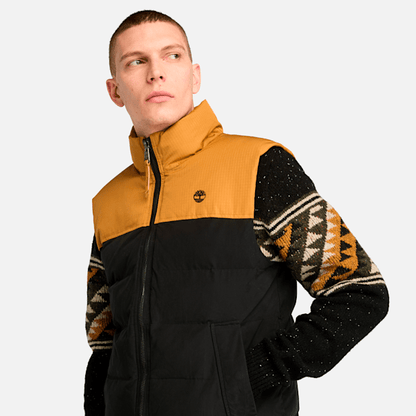 Timberland Welch Mountain Durable Water-Repellent Puffer Vest Wheat/Black Men'S