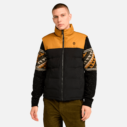Timberland Welch Mountain Durable Water-Repellent Puffer Vest Wheat/Black Men'S