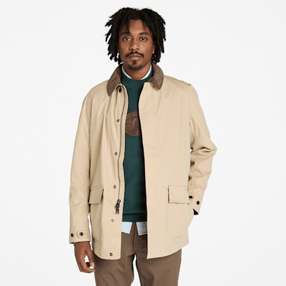 Timberland Wenham Waterproof Barn Coat Safari Brown Men'S