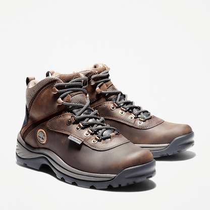 Timberland White Ledge Mid Waterproof Hiking Boot Brown Men'S