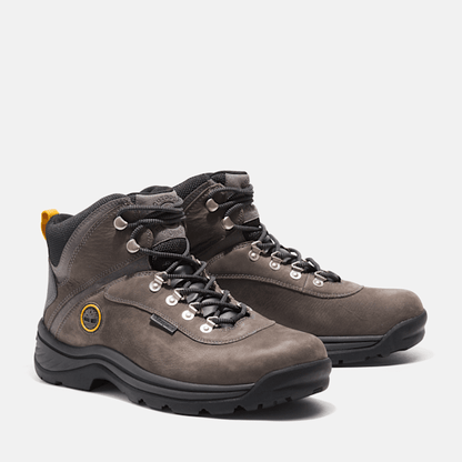 Timberland White Ledge Mid Waterproof Hiking Boot Castle Grey Men'S
