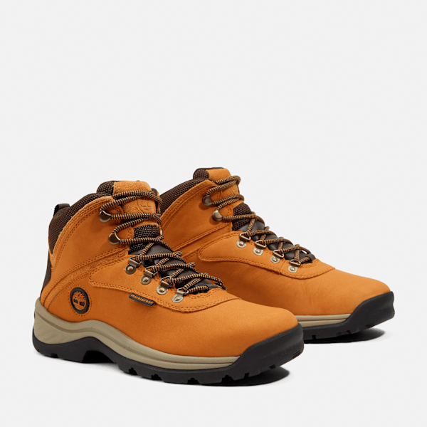 Timberland White Ledge Mid Waterproof Hiking Boot Wheat Men'S