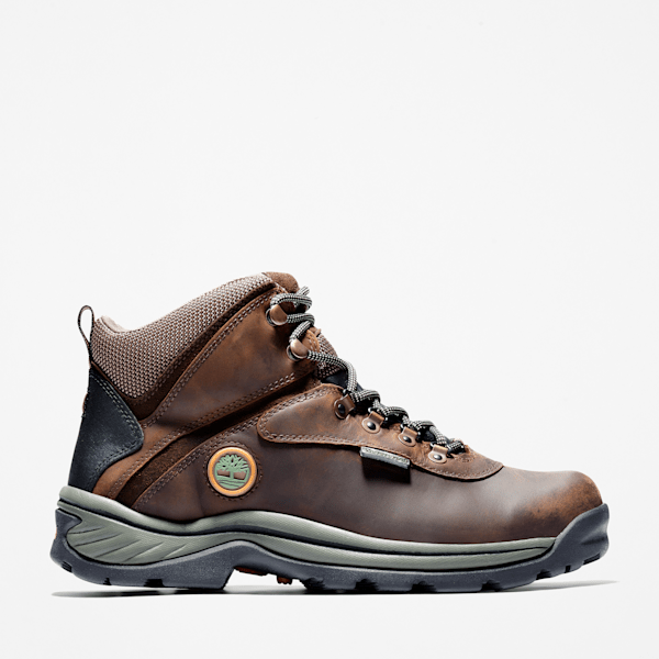 Timberland White Ledge Mid Waterproof Hiking Boot Brown Men'S