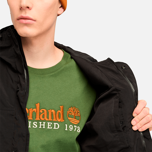 Timberland Winnick Archive Waterproof Shell Jacket Black Men'S