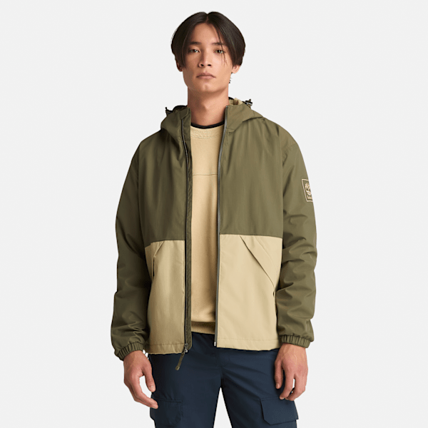 Timberland Winnick Waterproof Shell Jacket Leaf Green/Lemon Men'S