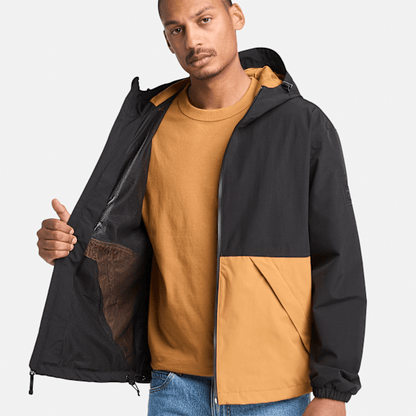 Timberland Winnick Waterproof Shell Jacket Black/Wheat Men'S