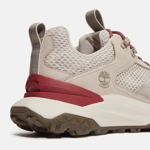 Timberland Year Of The Snake Motion Access Waterproof Sneaker Light Taupe Mesh/Dark Red Men'S