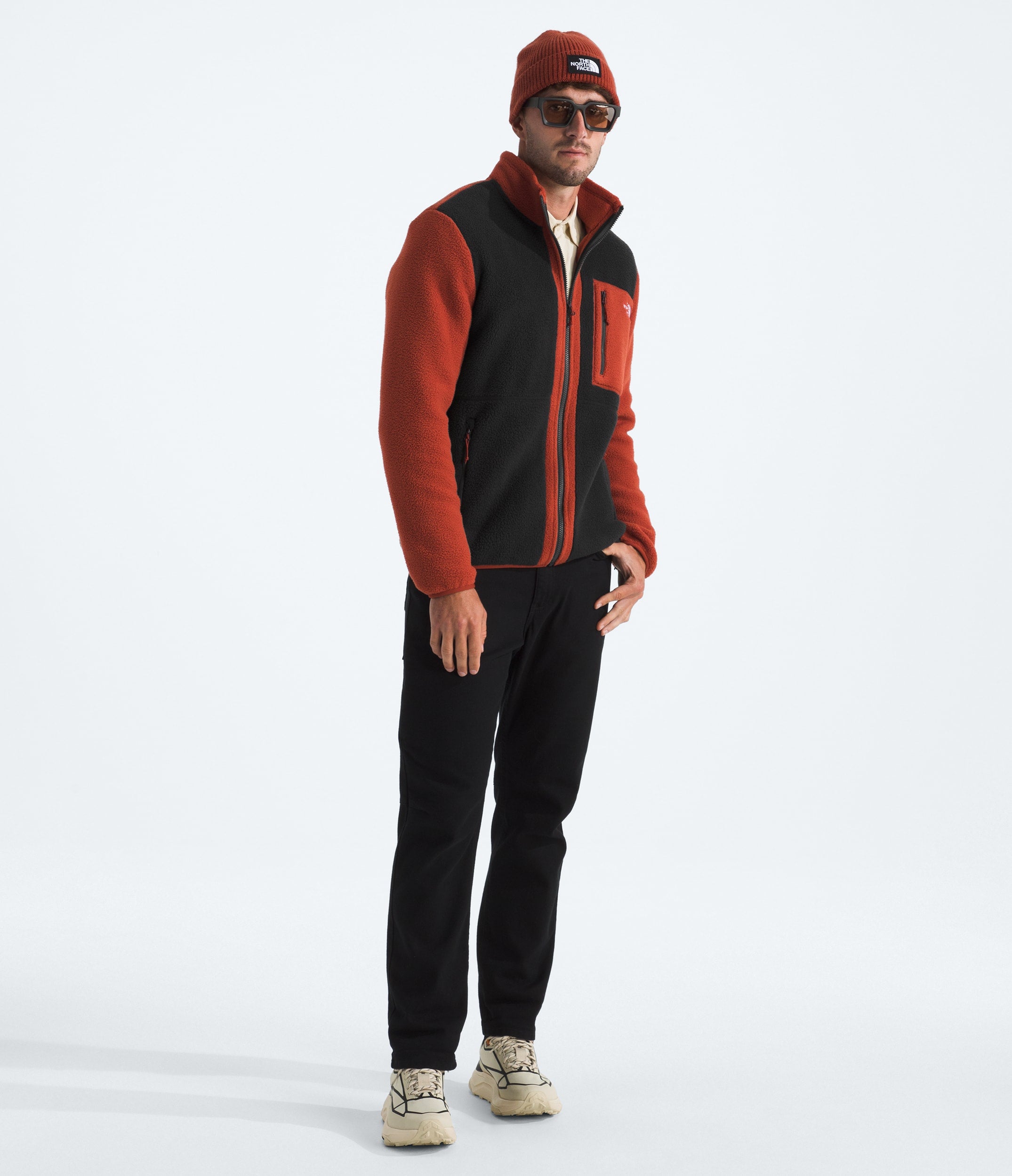 The North Face Men’s Yumiori Full-Zip Tnf Black-Ember Soil-Iron Clay