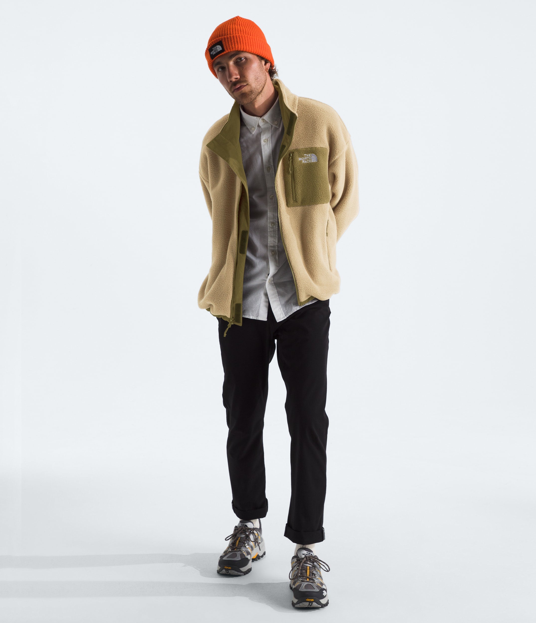 The North Face Men’s Yumiori Reversible Jacket Cedar-Khaki Stone