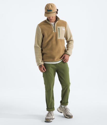 The North Face Men’s Yumiori ¼-Zip Utility Brown