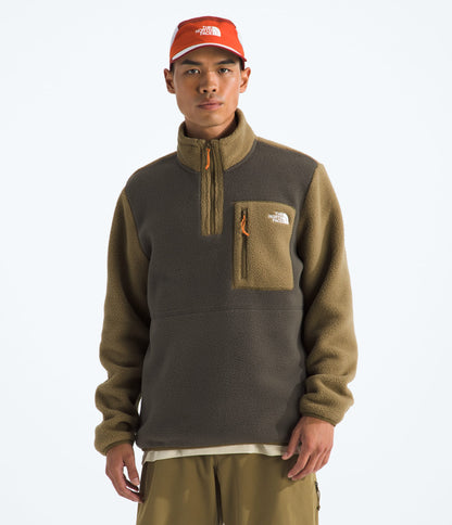 The North Face Men’s Yumiori ¼-Zip New Taupe Green-Cedar-Dust Orange