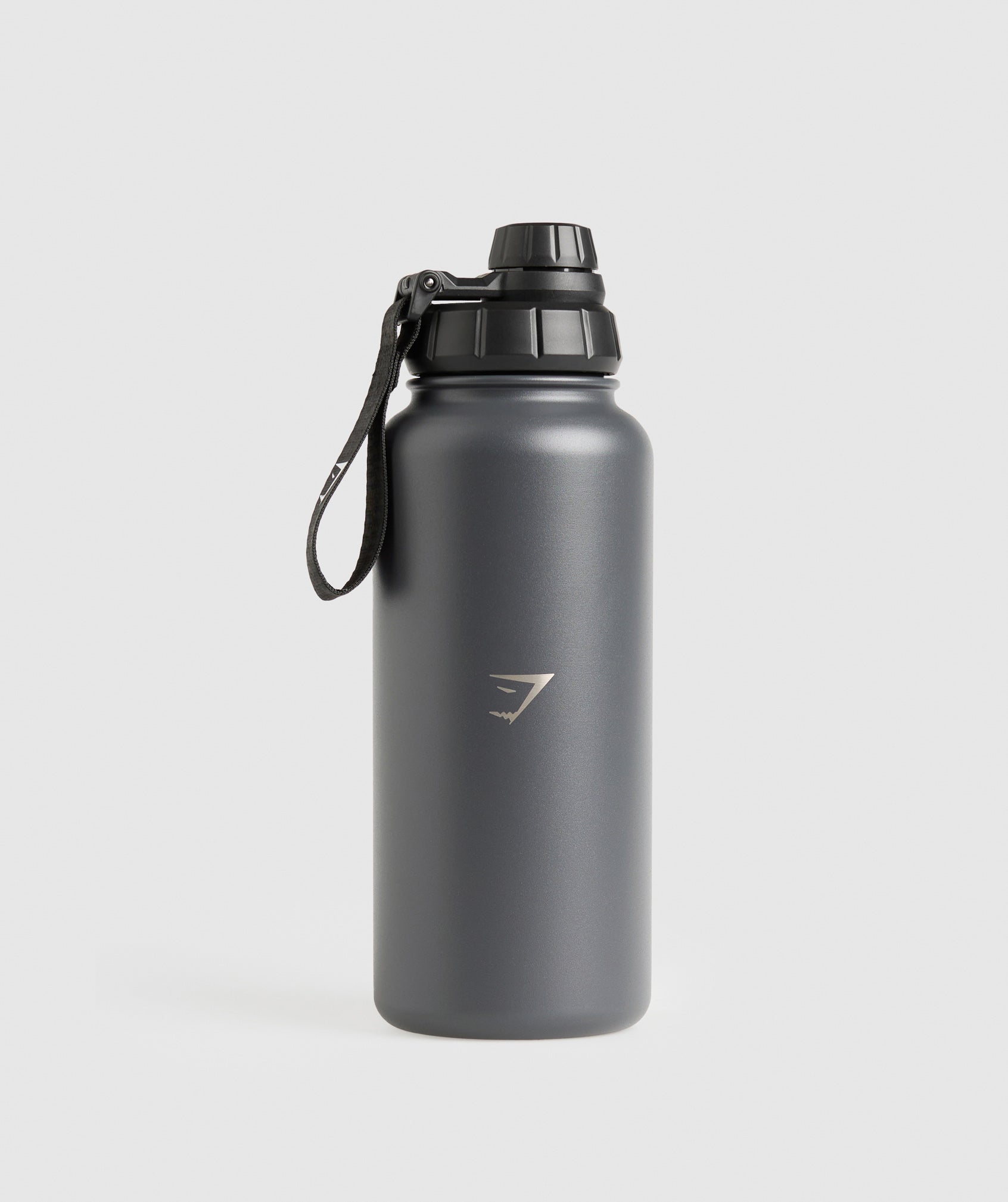 Gymshark Metal Insulated Bottle 1L Onyx Grey