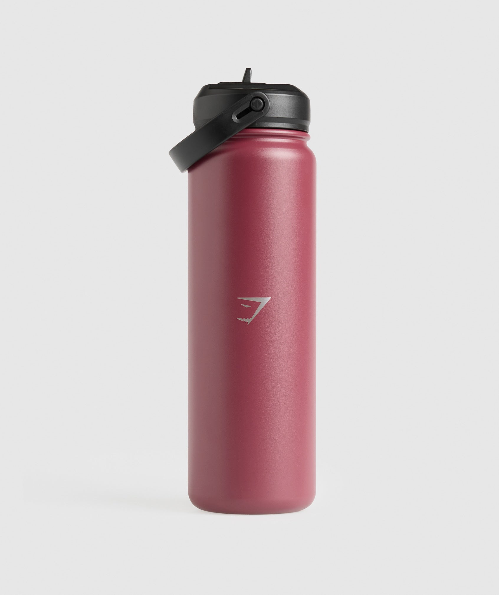 Gymshark Metal Insulated Straw Bottle 24Oz Washed Berry Pink