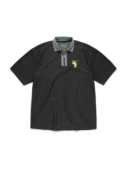 Denim Tears Masters Metallic Quarter-Zip Polo