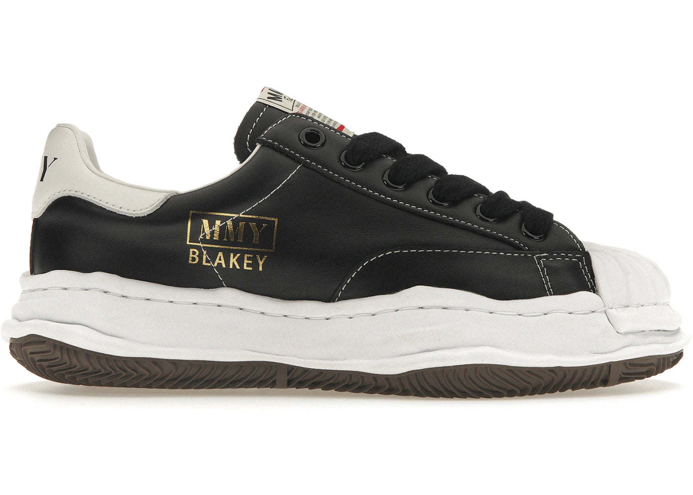 Maison Mihara Yasuhiro Blakey Og Sole Leather Low Black