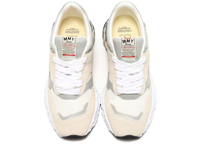 Maison Mihara Yasuhiro George Leather Low White Cream