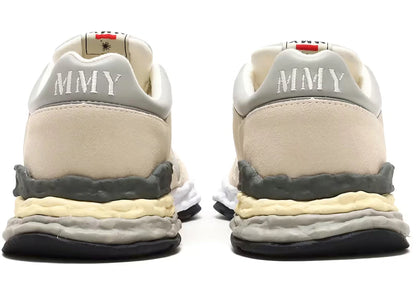 Maison Mihara Yasuhiro George Leather Low White Cream