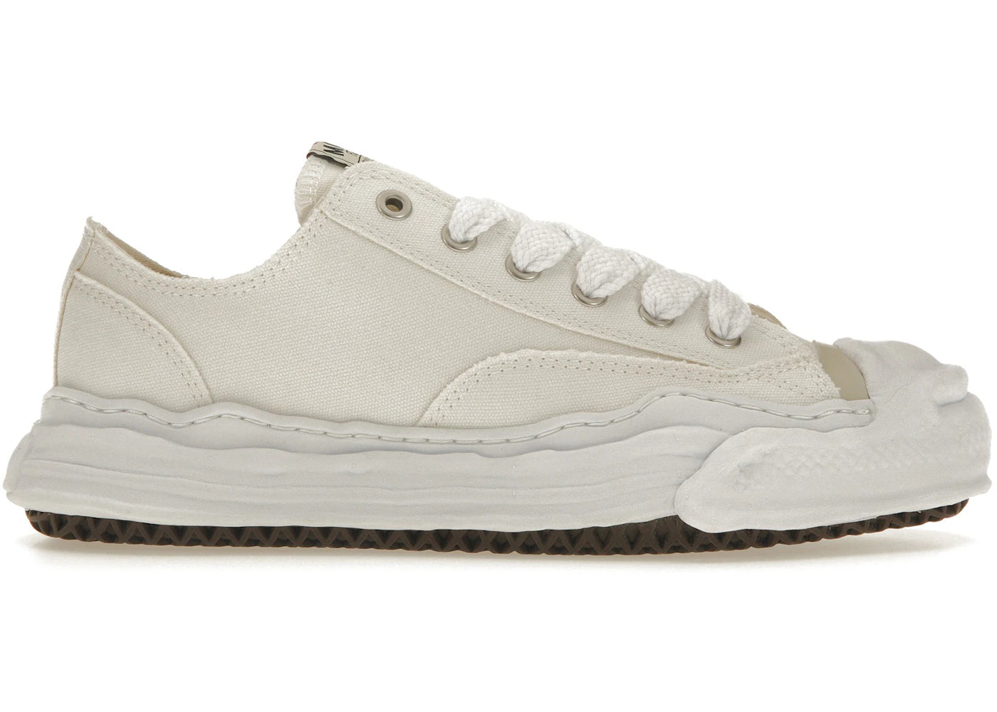 maison mihara yasuhiro hank og sole canvas low white