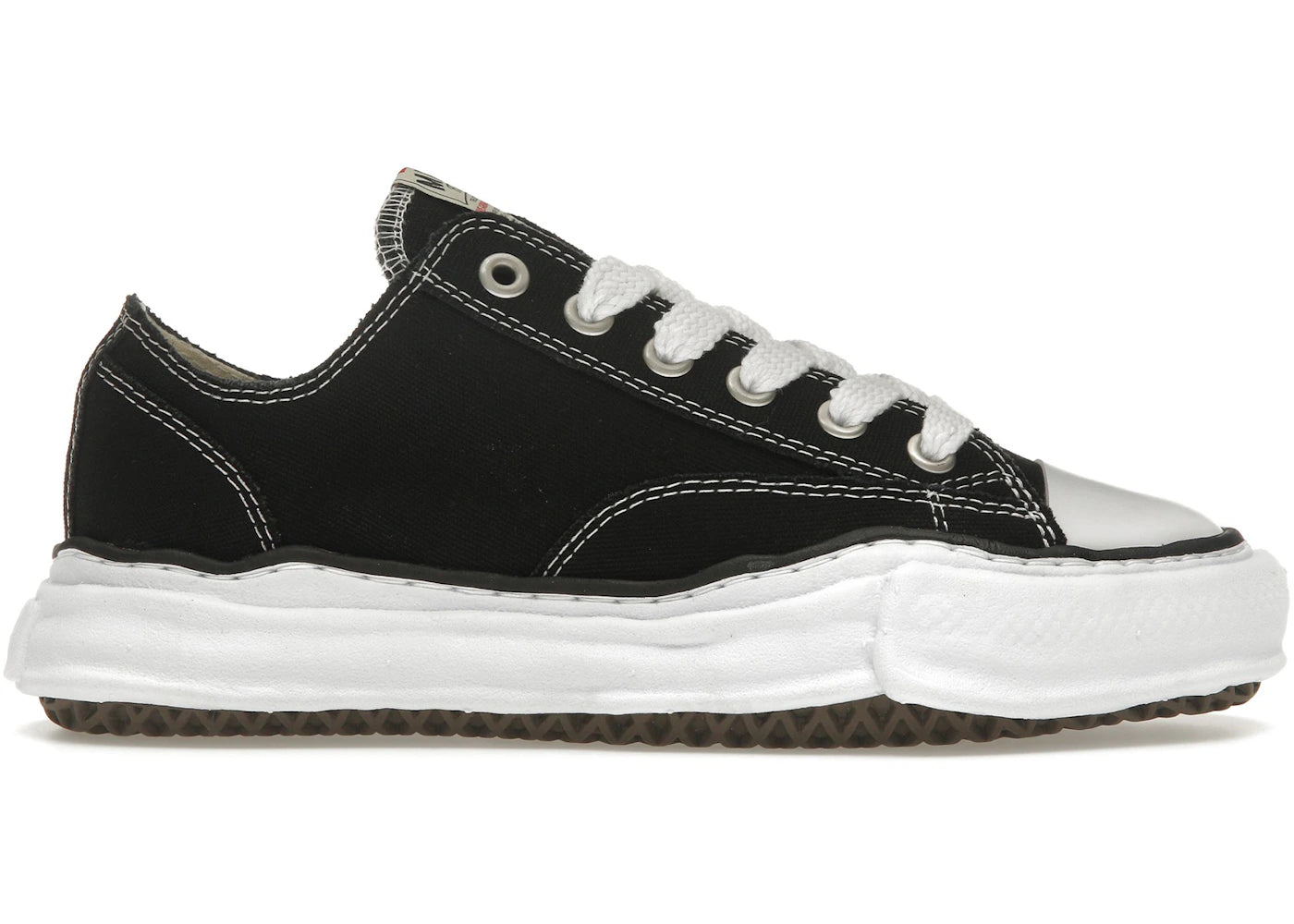 maison mihara yasuhiro peterson og sole canvas low black