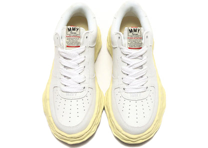 Maison Mihara Yasuhiro Wayne Leather Low White Cream Sole