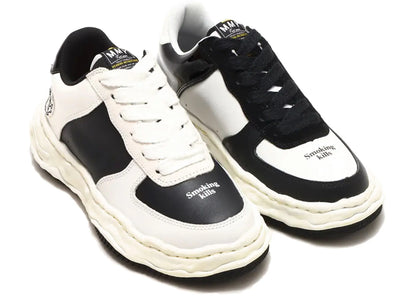 maison mihara yasuhiro wayne low leather fr2 atmos black white