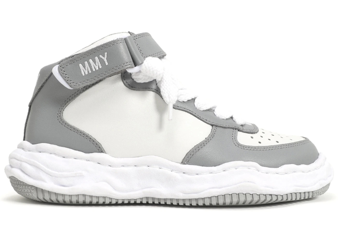 maison mihara yasuhiro wayne og sole high white grey