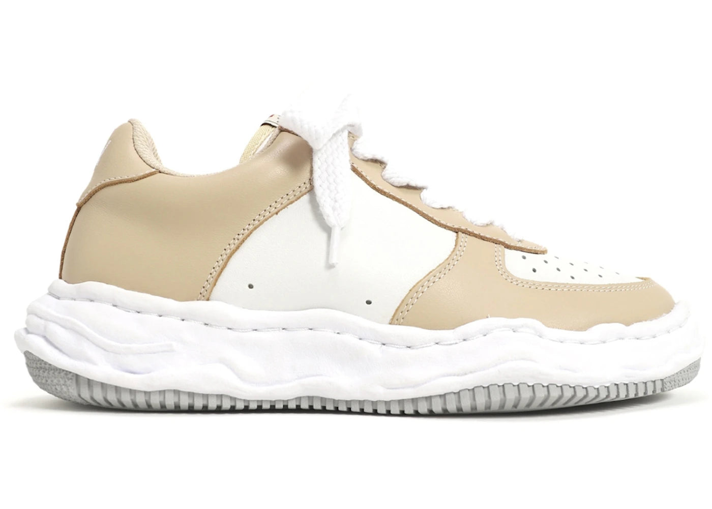 maison mihara yasuhiro wayne og sole low beige white