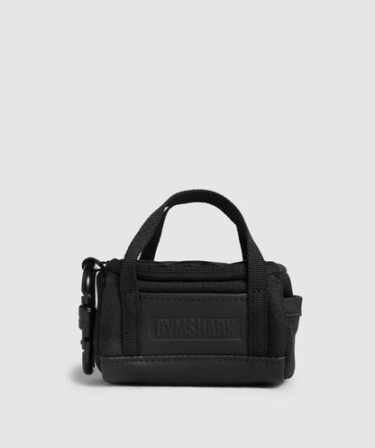 Gymshark Mini Everyday Holdall Keychain Black