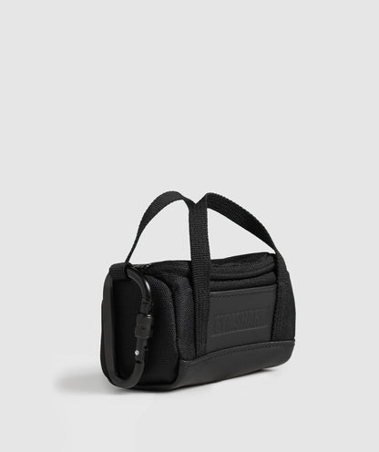 Gymshark Mini Everyday Holdall Keychain Black