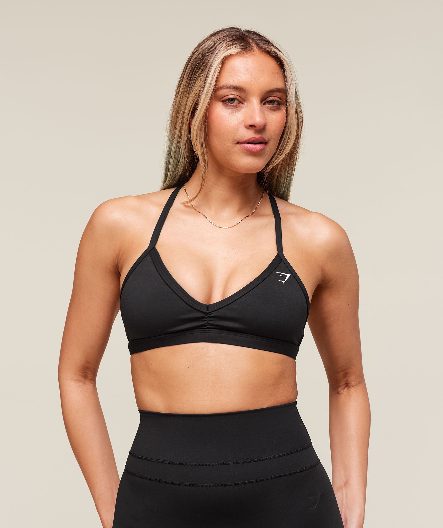 Women's Gymshark Minimal Sports Bra Black