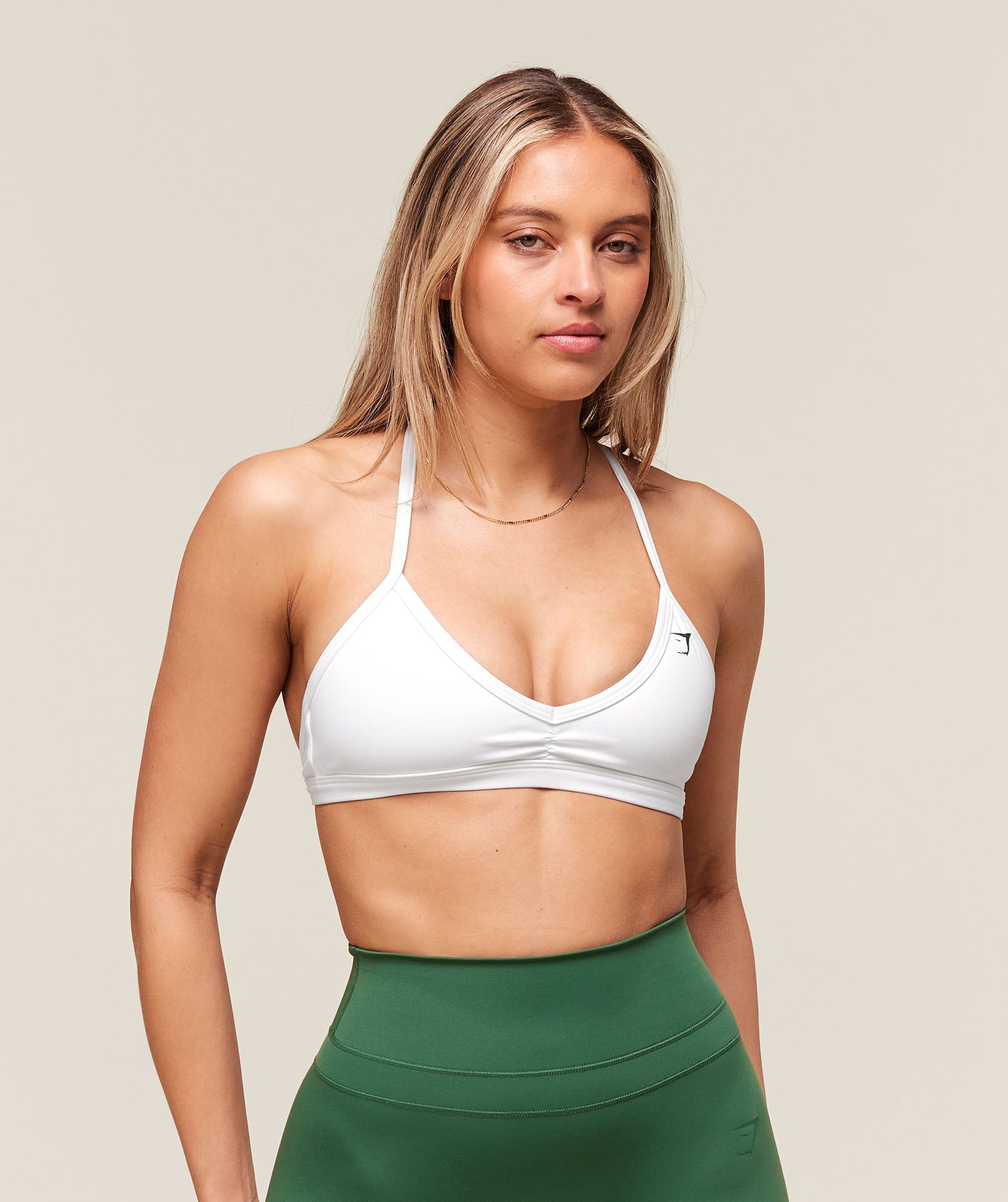 Women's Gymshark Minimal Sports Bra White