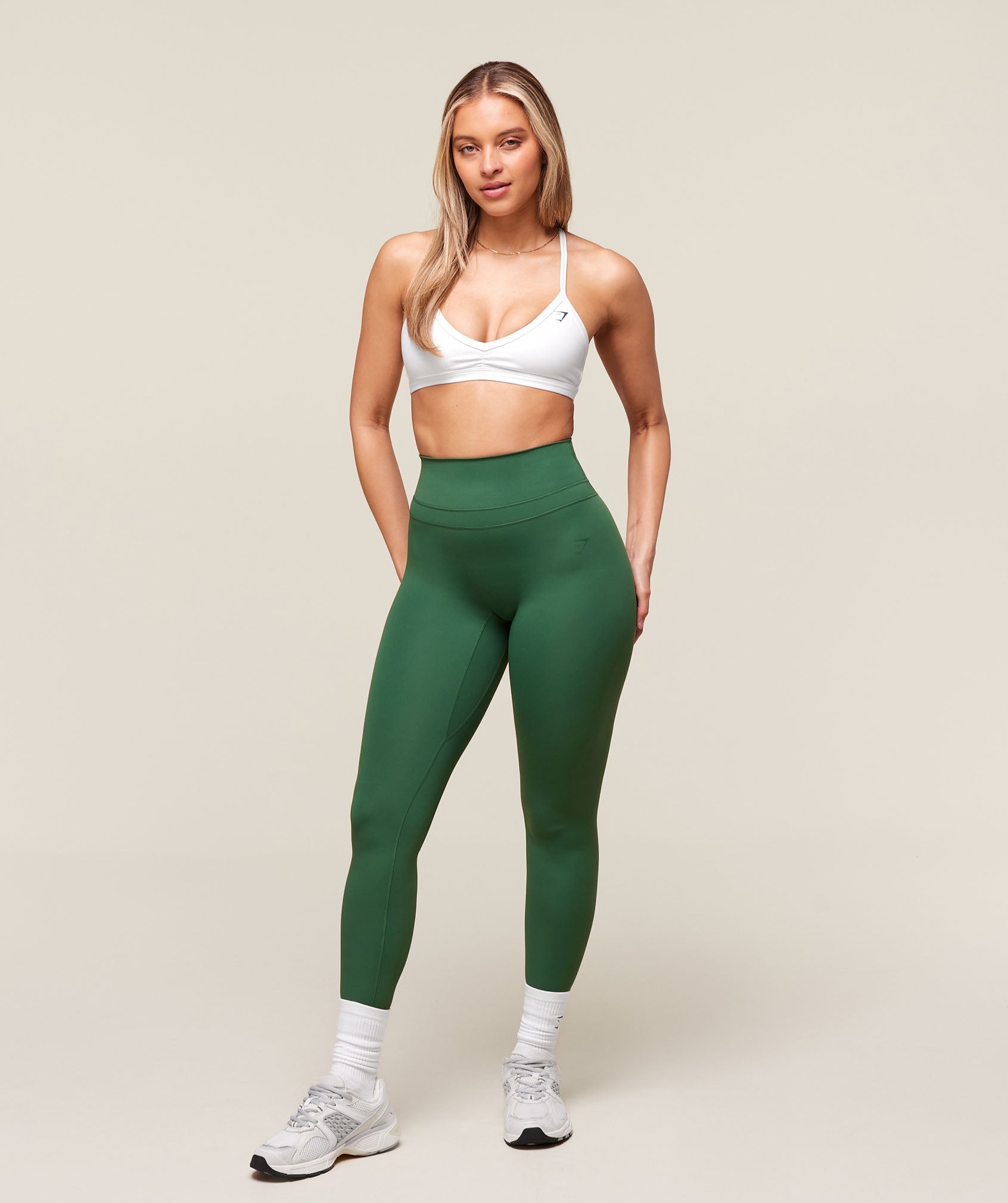 Women's Gymshark Minimal Sports Bra White