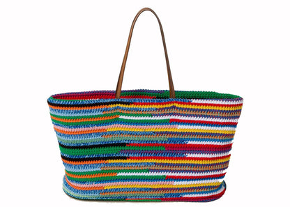 Miu Miu Crochet Tote Bag Multicolor