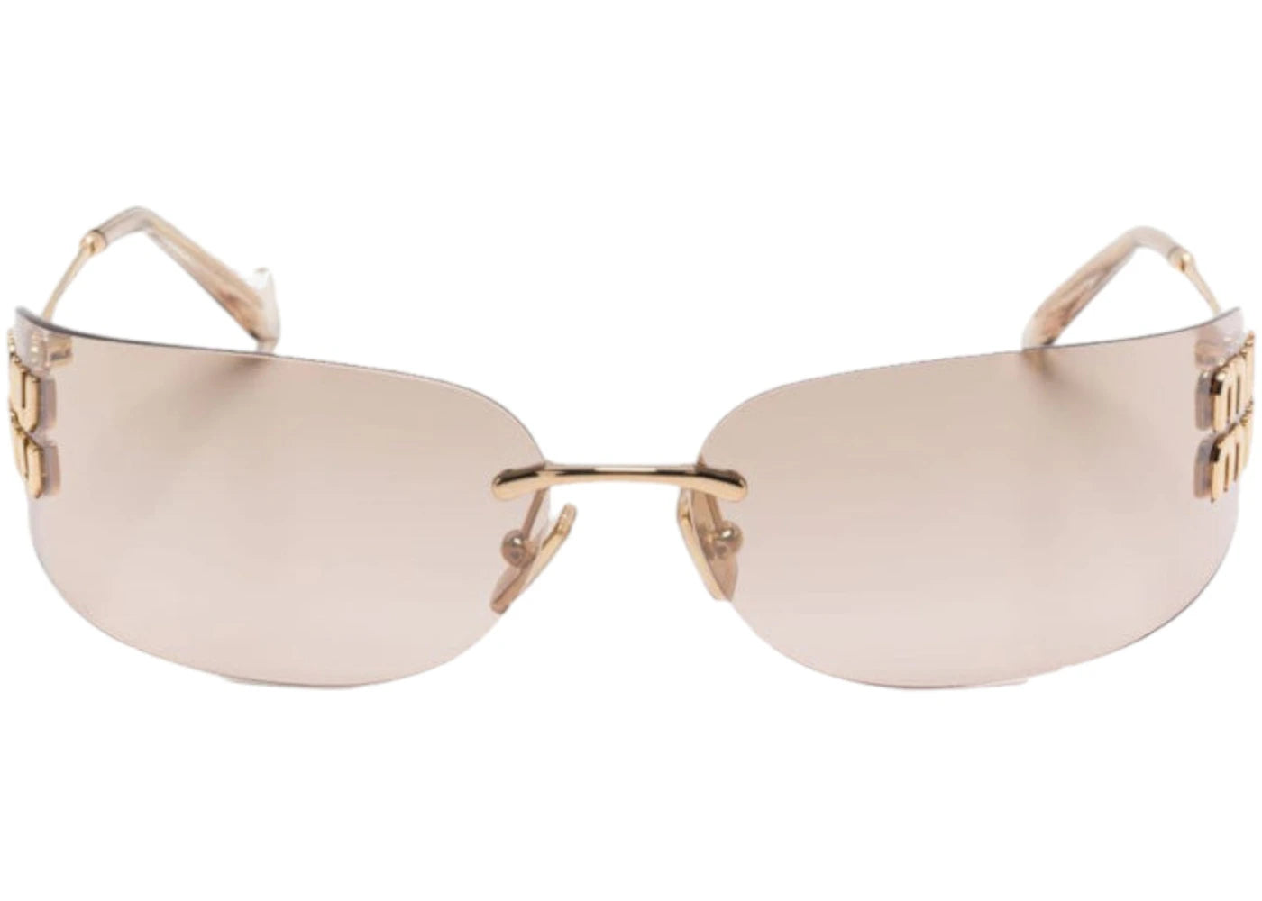 Miu Miu Frameless Sunglasses Gold (0Mu A51S 5Ak20P)