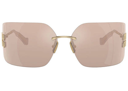 Miu Miu Irregular Sunglasses Gold 0Mu 54Ys Zvn20F