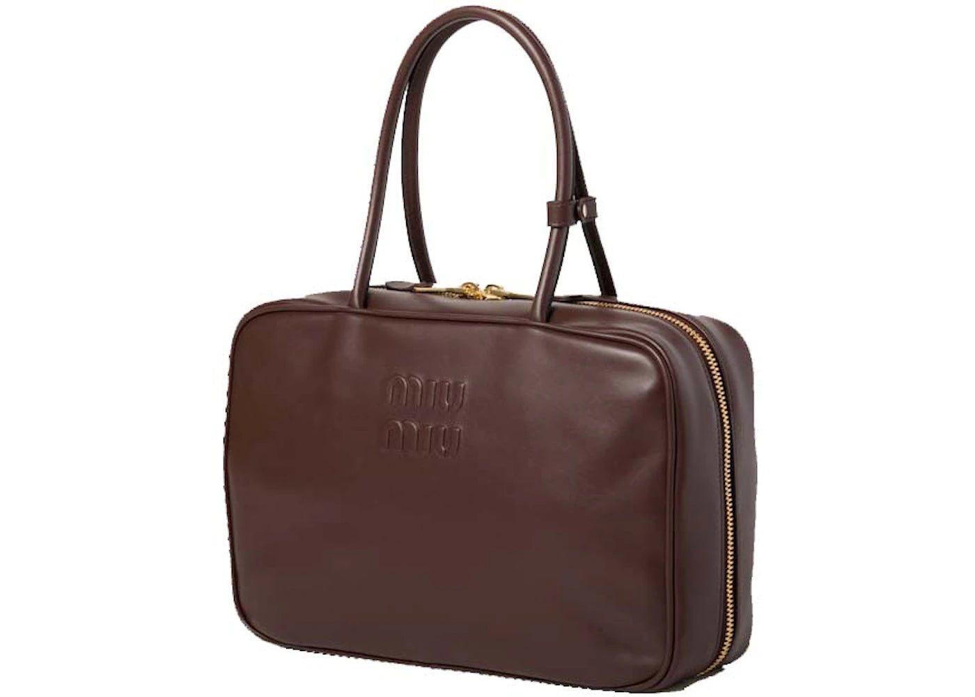 Miu Miu Leather Beau Bag Briarwood