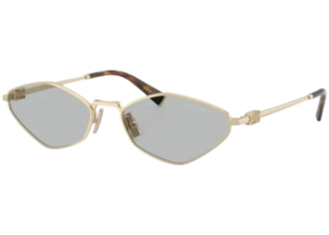 Miu Miu Logo Sunglasses Light Gray (0Mu 56Zs Zvn50K)