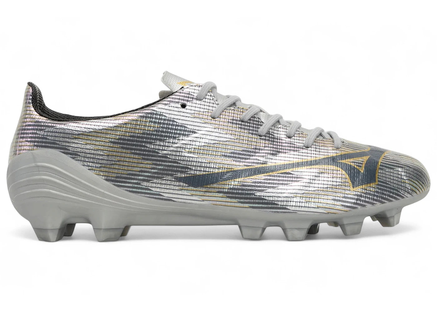 Mizuno Alpha Ii Pro Md Galaxy Silver Gold
