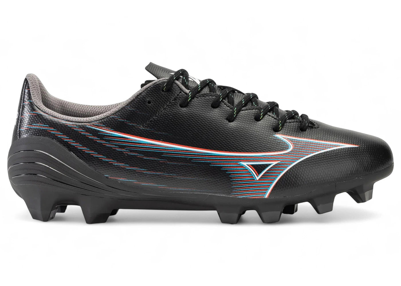 Mizuno Alpha Select Fg Black Ignition Red