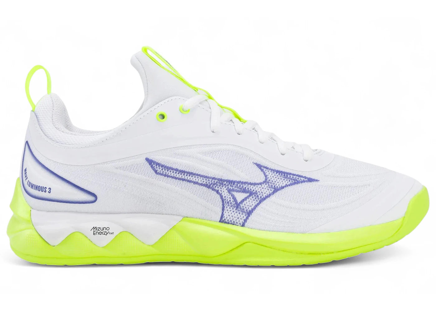 Mizuno Wave Luminous 3 White Lightning Yellow Dazzling Blue