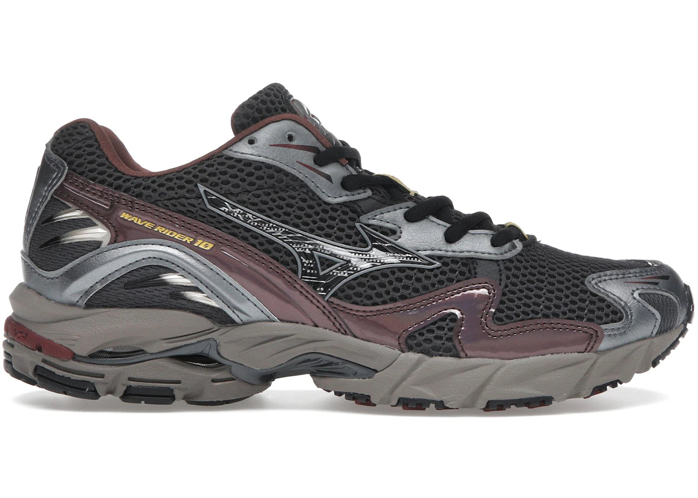 Mizuno Wave Rider 10 Black Sand Chicory Coffee