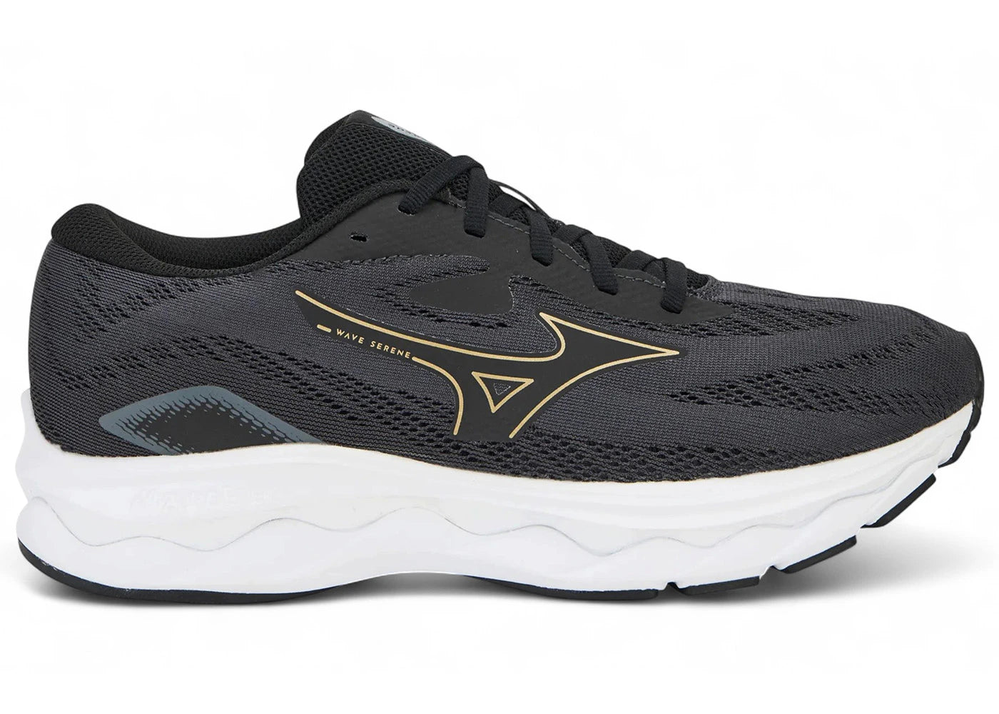 Mizuno Wave Serene Ebony Golden Halo Mizuno Snow White