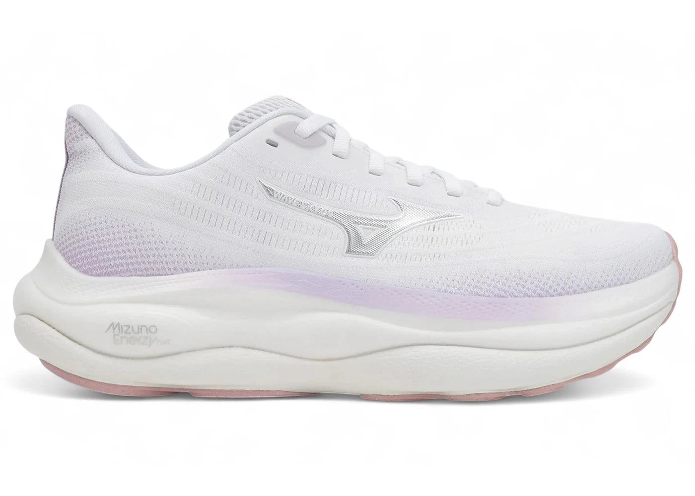 Mizuno Wave Sky 9 White Silver Orchid Petal (Women'S)